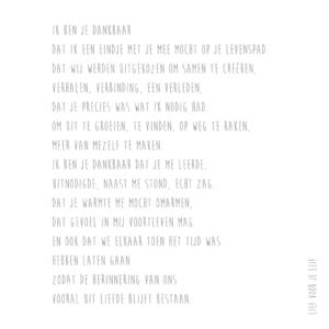 Dankbaar - A5 kaart