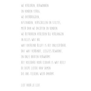 Diepe liefde - A6 kaart
