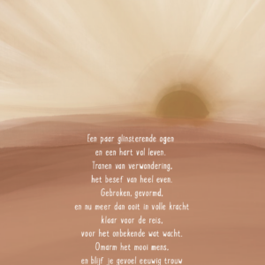 Hart vol leven - A4 poster