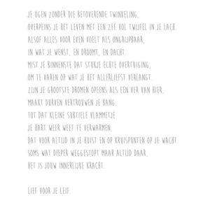 Innerlijke kracht - A5 kaart