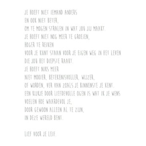 Waardevol - A5 kaart